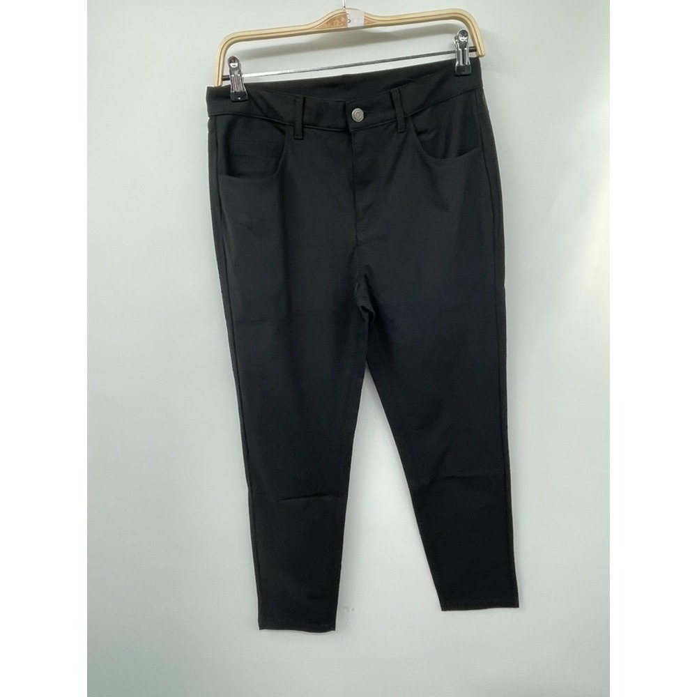 Fabletics The Don 5-Pockets Pants Men's 30x30 Black Slim Fit Tapered Classic NWT
